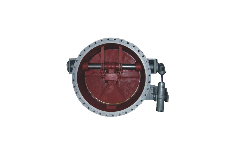 Three link butterfly valve
