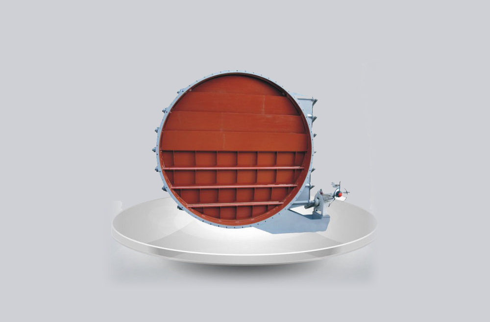 Round multi leaf butterfly valve