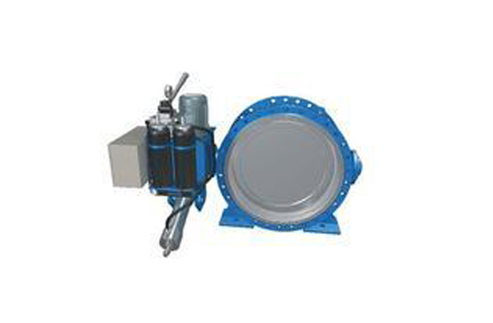 Heavy hammer type hydraulic control butterfly valve